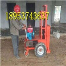 不開玩笑！自走式四輪鏈條打夯機 柴油夯錘機