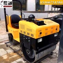 看成??！看1.5噸座駕式柴油壓路機 雙鋼輪壓路機 溝槽施工壓土機