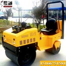 機會難得！座駕式1.5噸壓路機 1.5噸雙鋼輪震動壓路機 溝槽回填土壓實機