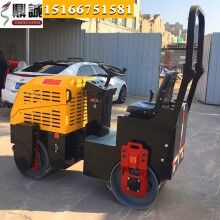 大獎百分中！雙鋼輪座駕式壓路機 1噸全液壓小碾子 溝槽壓實機